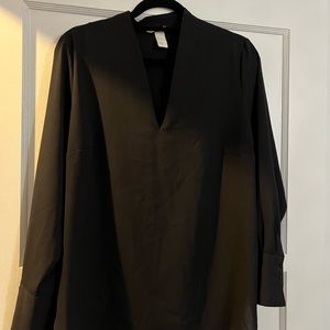 Black long sleeve top
